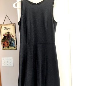 NWOT Beautiful soft navy dress, Ann Taylor size 0. Nice upper trim.
